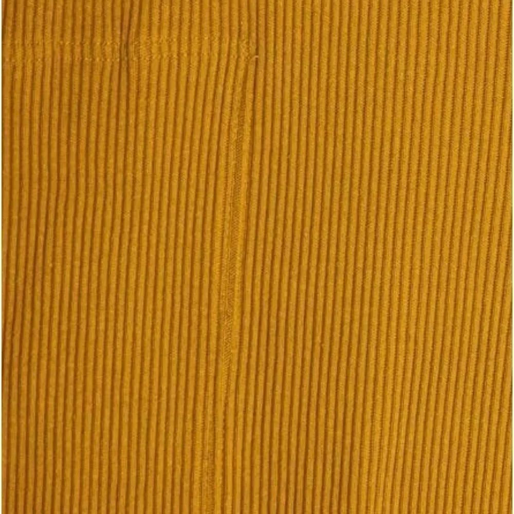 Free People Women’s Ryan Ribbed Midi Dress in the Size Medium in Golden Color